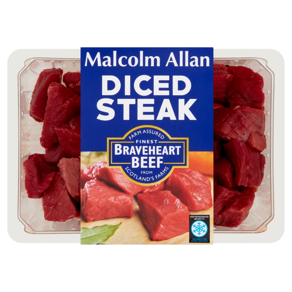 Diced Steak Malcolm Allan