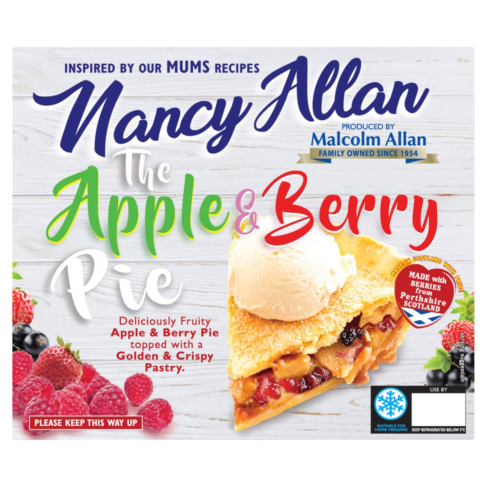 apple & berry pie